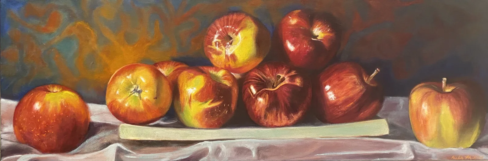 Apples, a painting by Ruth Phillips