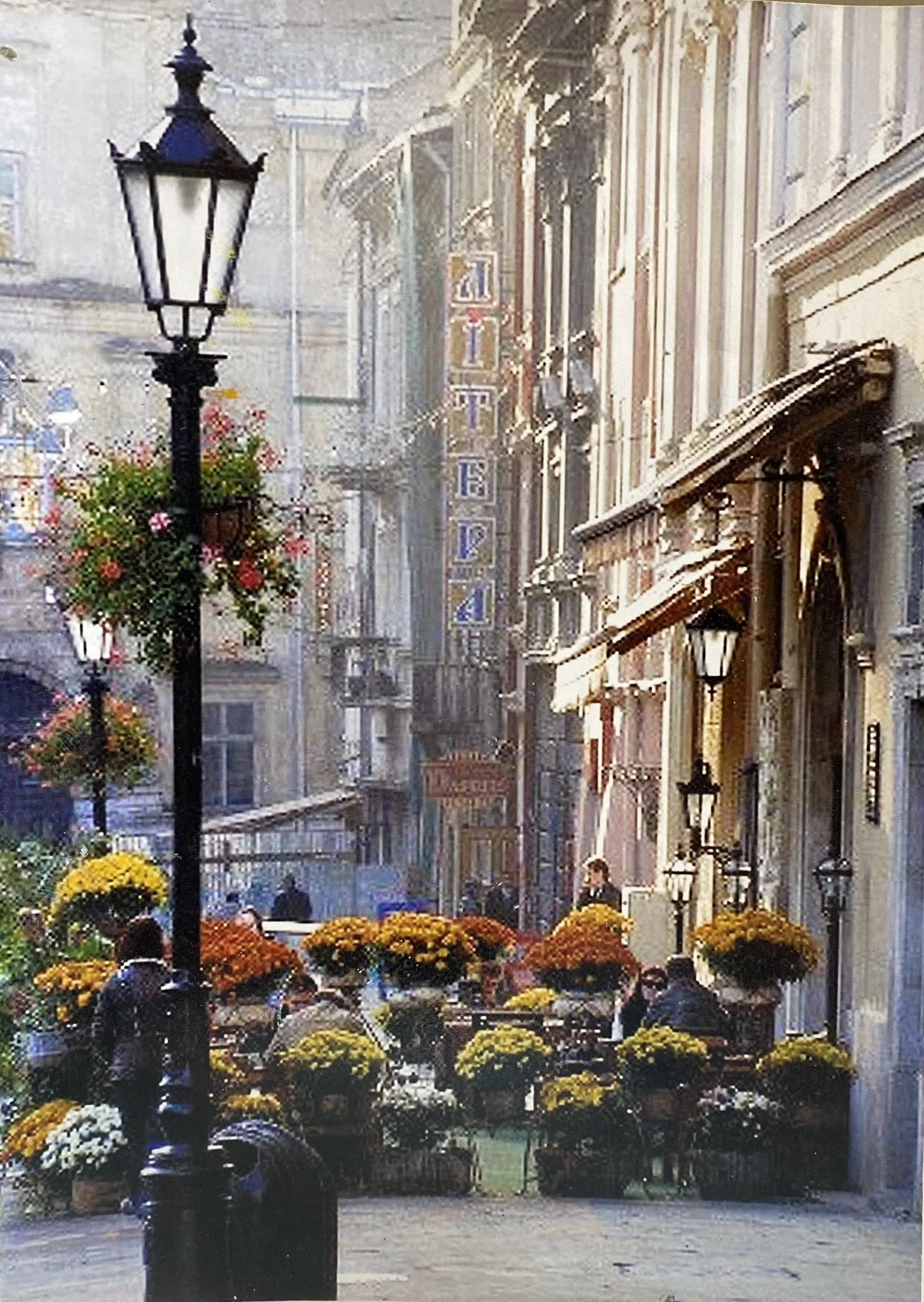 France, a landscape painting by Ruth Phillips