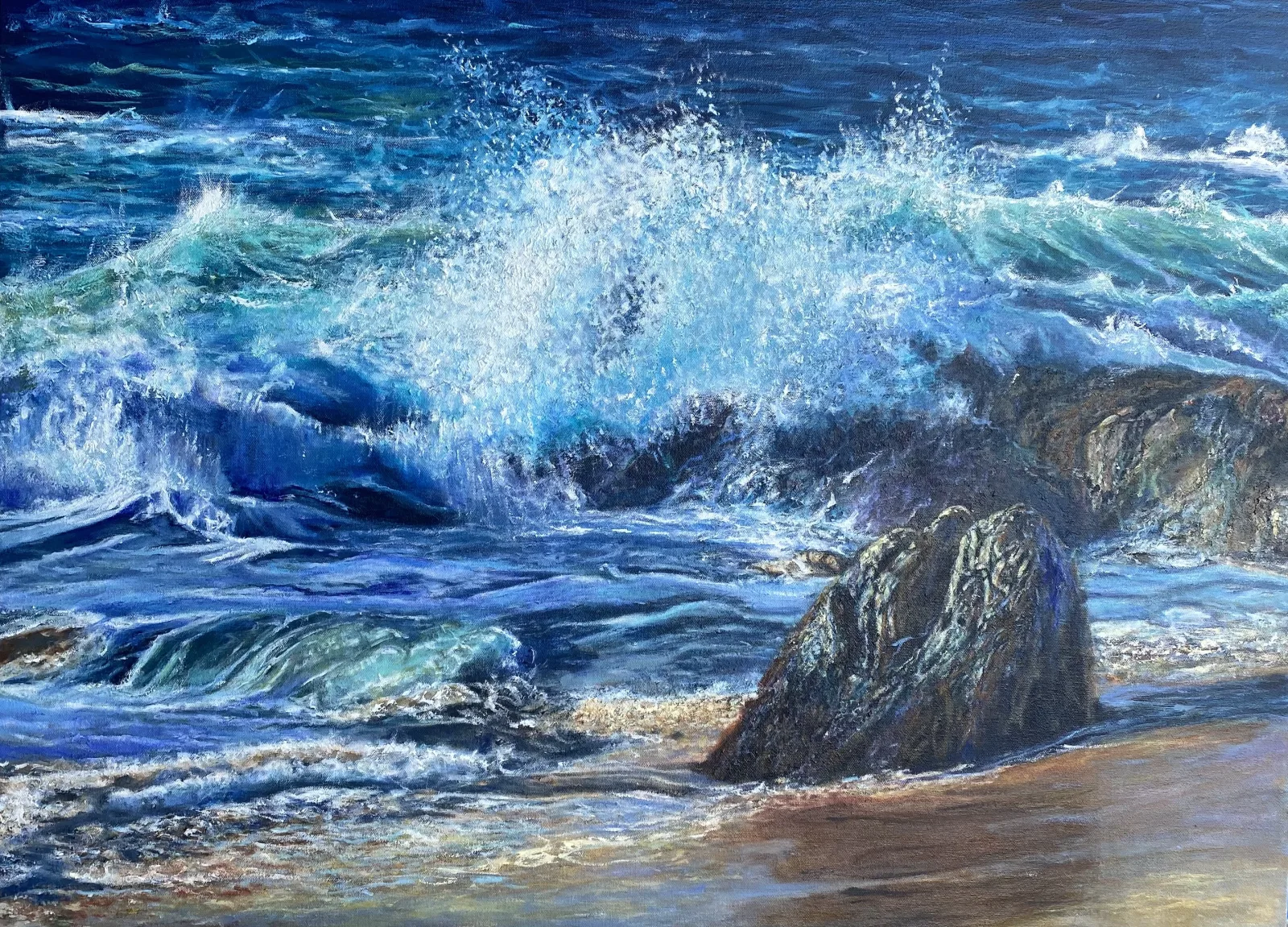 Mayto, a landscape painting by Ruth Phillips