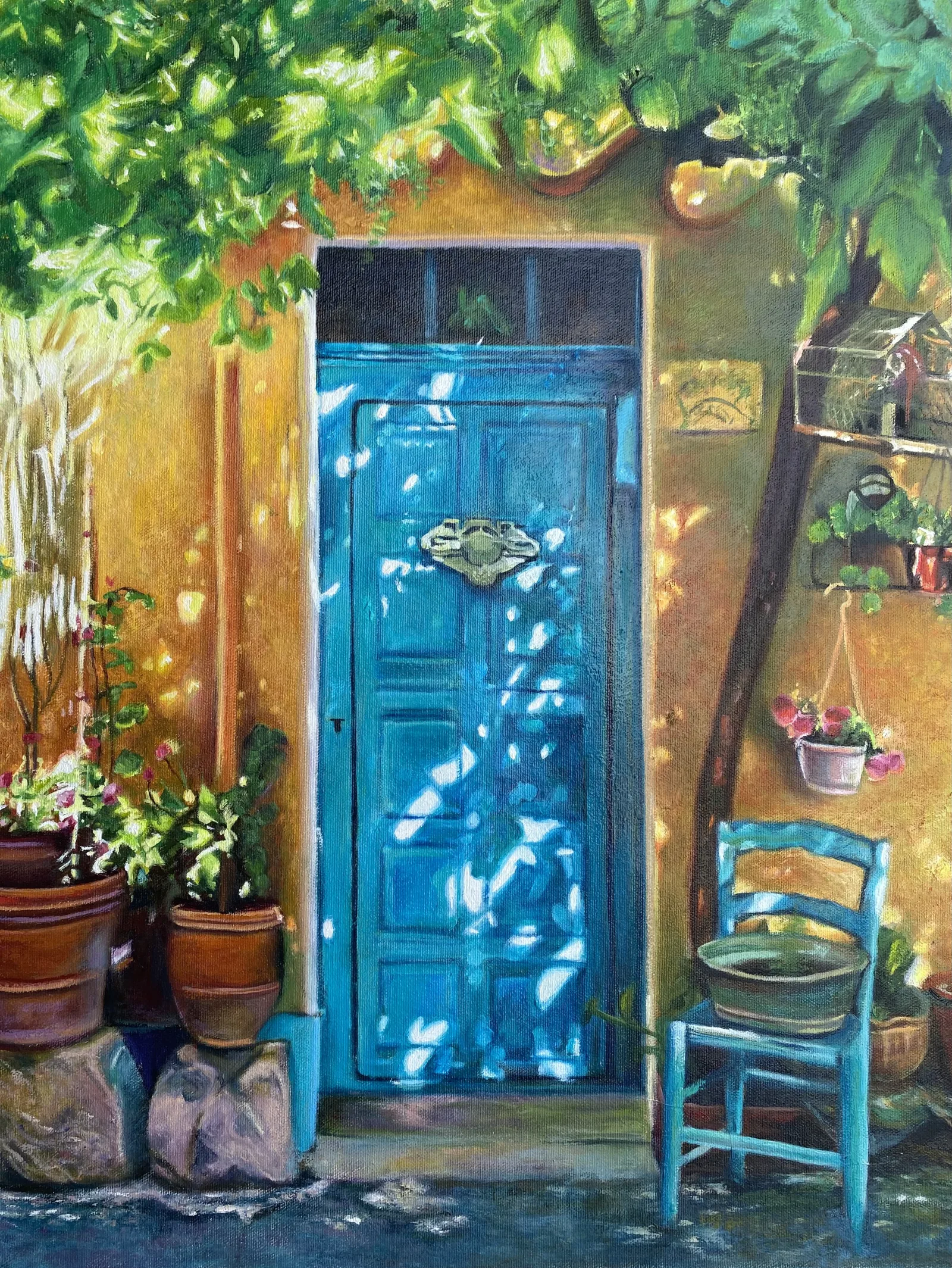 Secret door, a landscape painting by Ruth Phillips