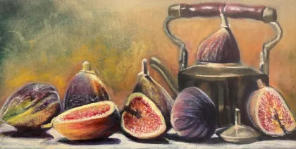 Figgy, a still life painting by Ruth Phillips