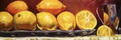 lemons, a still life painting by Ruth Phillips